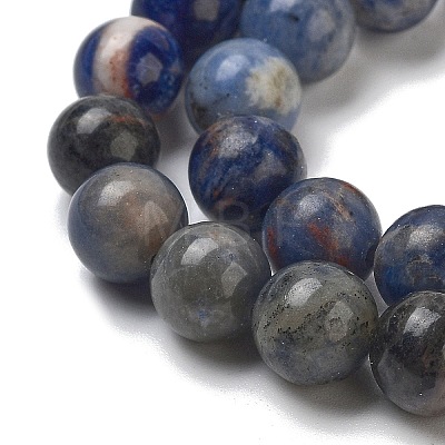 Natural Sodalite Beads Strands GSR8mmC013-1-1