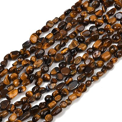 Natural Tiger Eye Beads Strands G-Q060-D08-1