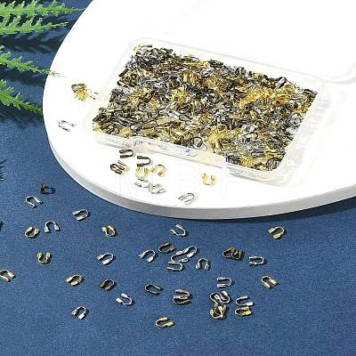 450Pcs 3 Colors Brass Wire Guardian and Protectors KK-FS0001-63-1