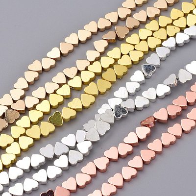 Non-magnetic Synthetic Hematite Beads Strands G-A181-A03-1