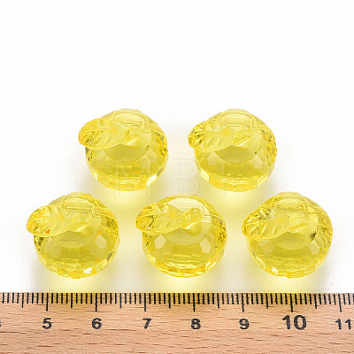 Transparent Acrylic Pendants LS-TACR-T024-05B-916-1
