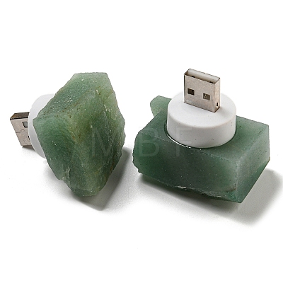 Nuggets Natural Green Aventurine USB Night Light G-Q170-02G-1