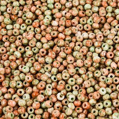Picasso Glass Seed Beads GL-N001-01B-07-1