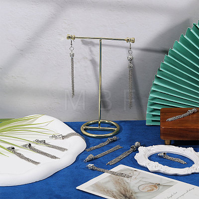 16Pcs 8 Styles Tibetan Style Zinc Alloy Tassels Big Pendants TIBEP-PH0001-91-1