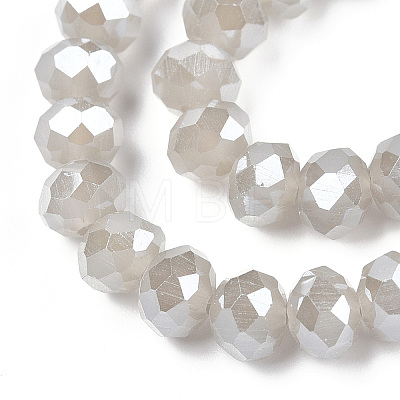 Electroplate Glass Beads Strands EGLA-A034-J8mm-A15-1