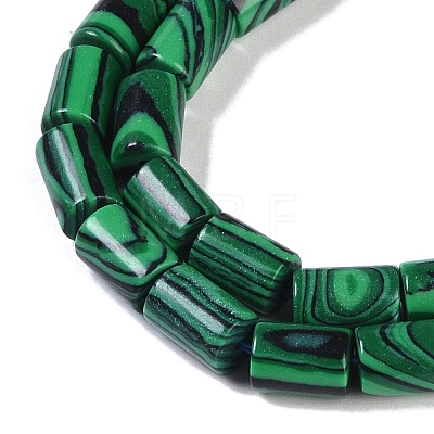 Synthetic Malachite Beads Strands G-C128-A30-01-1