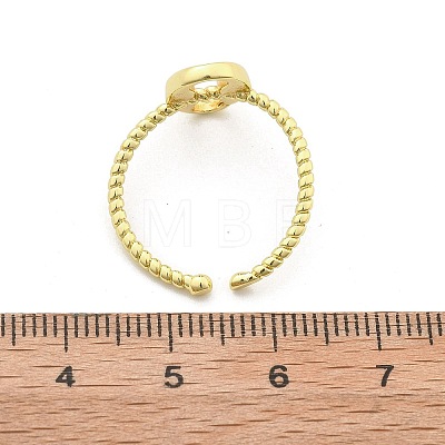 Brass Cuff Rings for Women RJEW-C123-08A-G-1