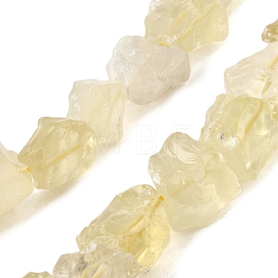 Natural Lemon Quartz(Heated) Beads Strands G-S386-C17-1