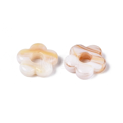 Two Tone Handmade Lampwork European Beads LAMP-N024-39-01A-1