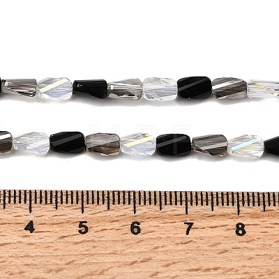Electroplate Glass Beads EGLA-D300-01A-01-1