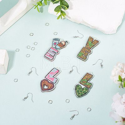 DIY Earring Making Kits DIY-TA0015-75-1