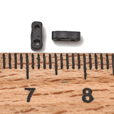 2-Hole Baking Paint Glass Seed Beads SEED-S023-17A-11-1