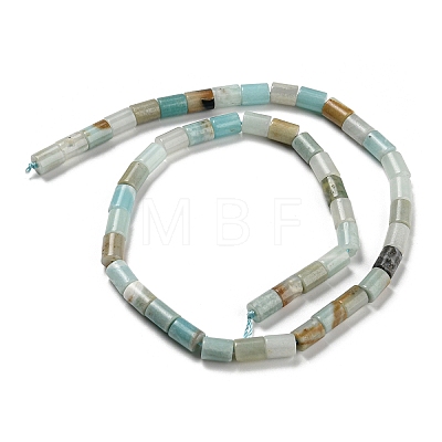 Natural Flower Amazonite Beads Strands G-Q1008-A10-1