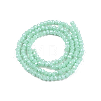 Electroplate Glass Beads Strands EGLA-A044-P1mm-A14-1