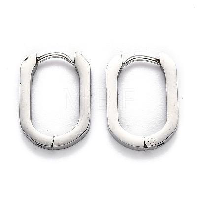 304 Stainless Steel Huggie Hoop Earrings STAS-H156-11A-P-1