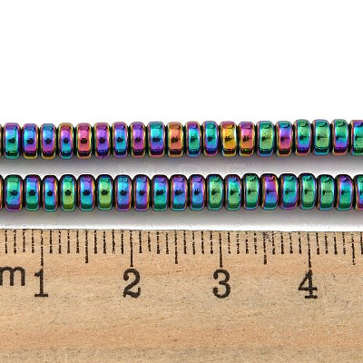 Electroplated Synthetic Non-magnetic Hematite Beads Strands G-K361-A06-02-1