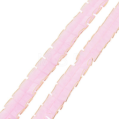 10M Double Layer Polyester Lace Ribbon OCOR-TA0004-14C-1
