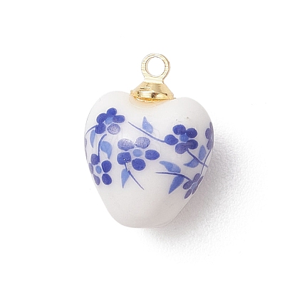 Handmade Porcelain Pendants PALLOY-JF05125-1