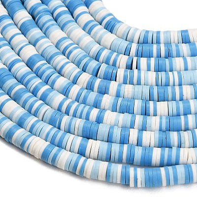 Handmade Polymer Clay Beads Strands PY-CBA21A8-01J-1