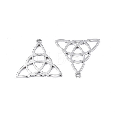 201 Stainless Steel Pendants STAS-T063-166P-1