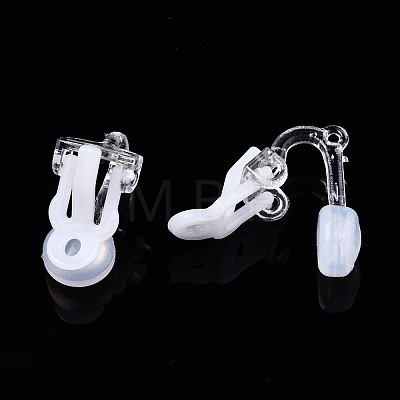 Plastic Clip-on Earring Findings FIND-R039-04-1