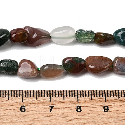 Natural Indian Agate Beads Strands G-P601-A09-02-1