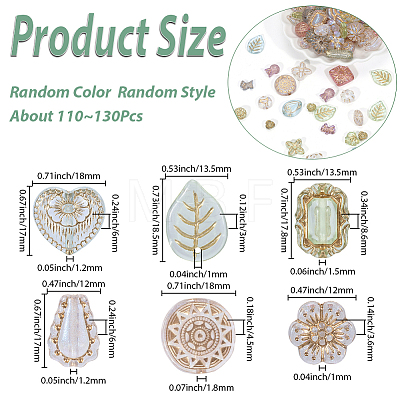 Transparent Acrylic Beads TACR-SC0002-78-1