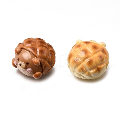 Cute Opaque Resin Imitation Food Cabochons RESI-Z055-02-1