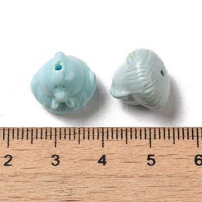 Synthetic Coral Carved Beads CORA-A011-01A-1
