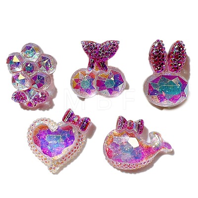 Two Tone Resin Cabochones PW-WG1B832-01-1