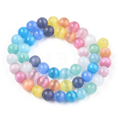 Cat Eye Beads Strands CE-N014-01-1