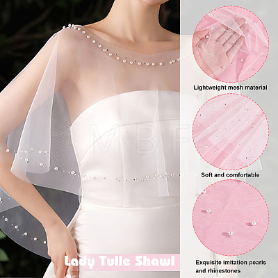 Lady Tulle Collars AJEW-WH0502-34B-1