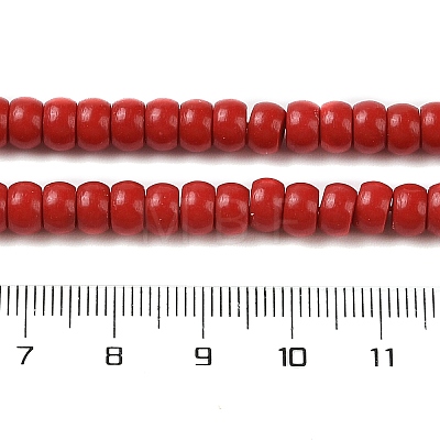 Dyed Synthetic Coral Beads Strands CORA-P010-05B-1