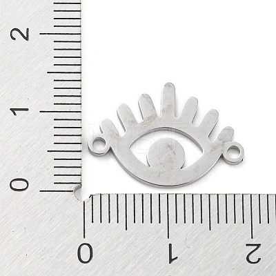 304 Stainless Steel Hollow Connector Charms STAS-P332-06P-1