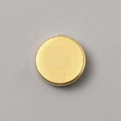 Flat Round Brass Button Covers Settings BUTT-WH0030-73D-1