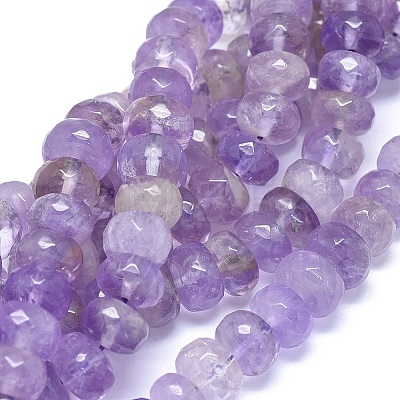 Natural Amethyst Bead Strands G-K291-A01-1