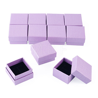 12Pcs Paper Packing Ring Boxes CON-TA0001-42B-1