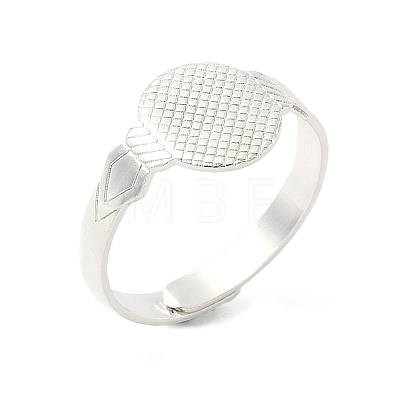 Adjustable Brass Pad Ring Setting KK-K414-06S-1