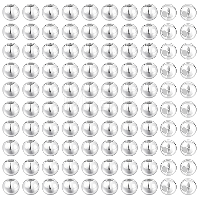 100Pcs 925 Sterling Silver Beads STER-PH0003-61B-1