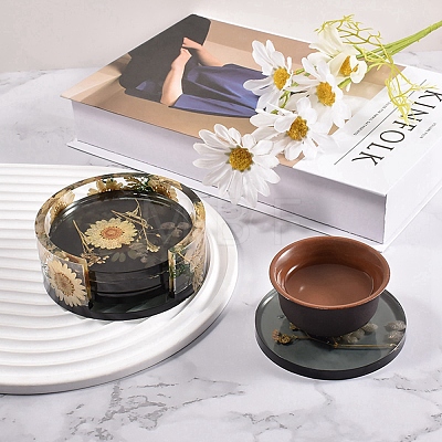 DIY Round Coaster Silicone Molds LS-DIY-P010-24-1