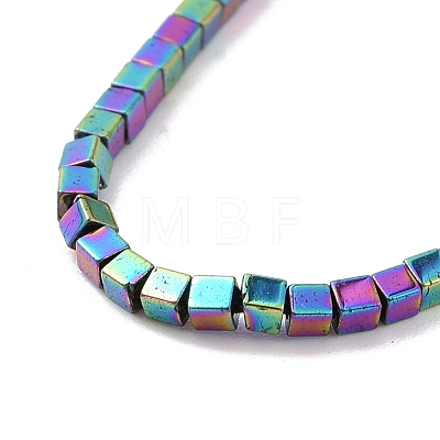 Electroplated Non-magnetic Synthetic Hematite Beads Strands G-G862-03E-1
