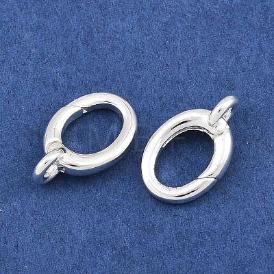 Brass Spring Gate Rings KK-CBAA482-02S-1