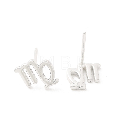 S925 Sterling Silver Stud Earrings EJEW-K303-01S-06-1