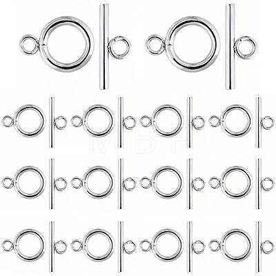 30Sets 304 Stainless Steel Toggle Clasps STAS-SC0021-29S-1