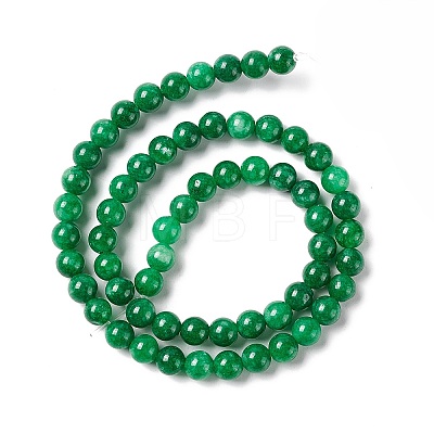 Natural Jade Round Beads Strand X-G-E141-03C-1