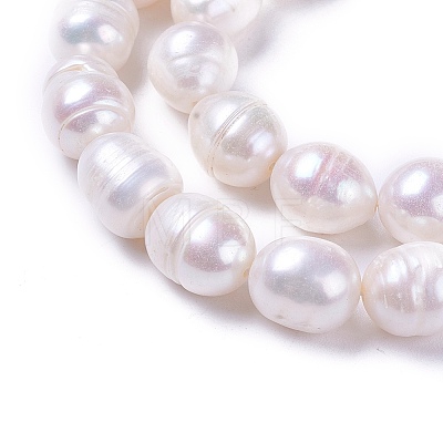 Natural Cultured Freshwater Pearl Beads Strands PEAR-L021-21-01A-1