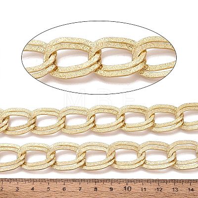 Aluminium Double Curb Chains CHA-Q001-07G-1