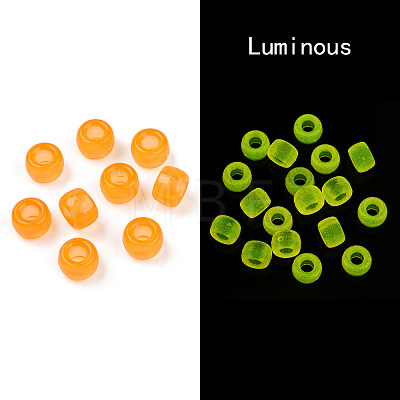 Transparent & Luminous Plastic Beads KY-T025-01-H07-1