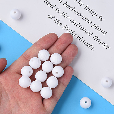 Opaque Acrylic Beads LS-X-MACR-S370-C6mm-01-1