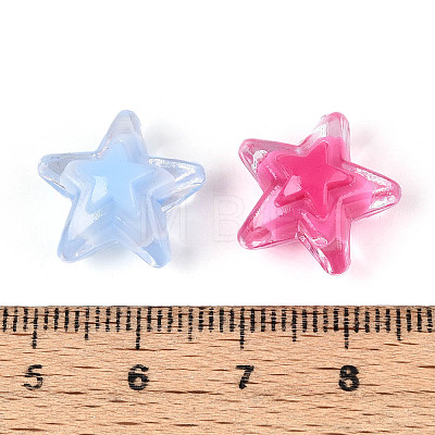 Transparent Acrylic Beads X-OACR-N147-03-1